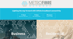 Desktop Screenshot of metrofibre.co.za